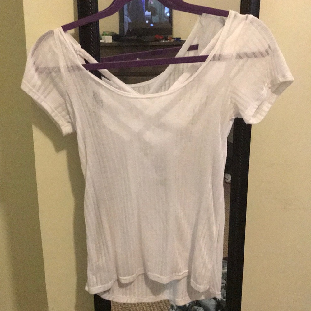 White tee